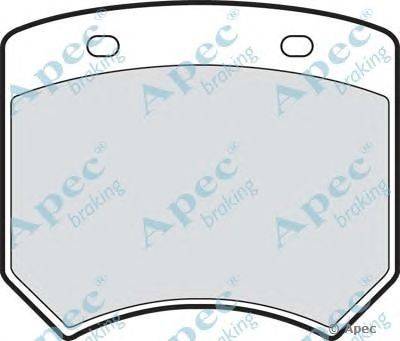 Комплект тормозных колодок, дисковый тормоз APEC braking PAD20