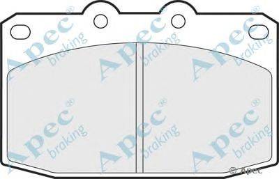 Комплект тормозных колодок, дисковый тормоз APEC braking PAD699