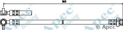 Тормозной шланг APEC braking HOS3644