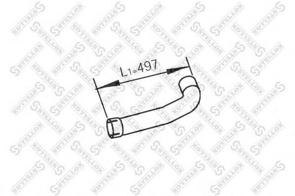 Труба выхлопного газа STELLOX 82-03772-SX