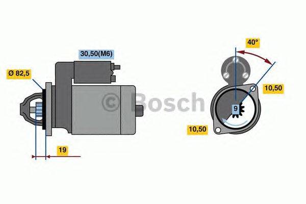 Стартер BOSCH 2409