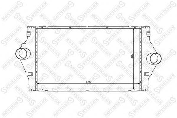 Интеркулер STELLOX 10-40068-SX