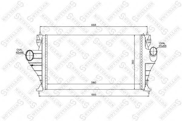 Интеркулер STELLOX 10-40121-SX