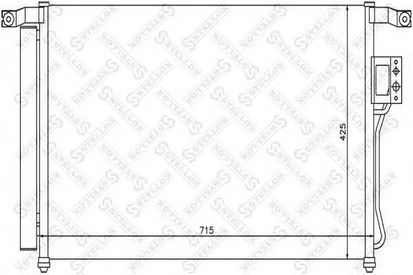 Конденсатор, кондиционер STELLOX 10-45203-SX