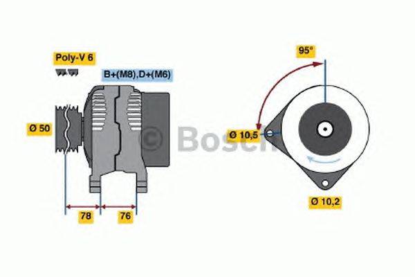 Генератор BOSCH 3900