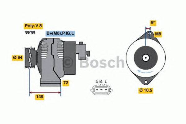 Генератор BOSCH 4450