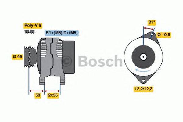 Генератор BOSCH 4803