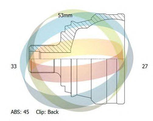 Шарнирный комплект, приводной вал ODM-MULTIPARTS 12-211694