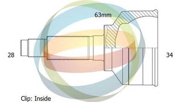 Шарнирный комплект, приводной вал ODM-MULTIPARTS 12-040805