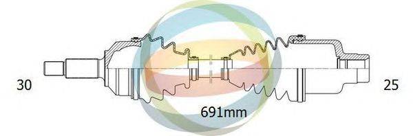 Приводной вал ODM-MULTIPARTS 18-073050