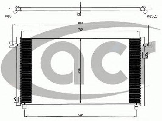 Конденсатор, кондиционер ACR 300615