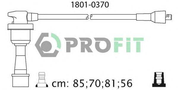 Комплект проводов зажигания PROFIT 18010370