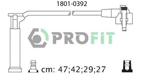 Комплект проводов зажигания PROFIT 18010392
