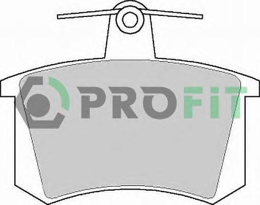 Комплект тормозных колодок, дисковый тормоз PROFIT 5000-0222