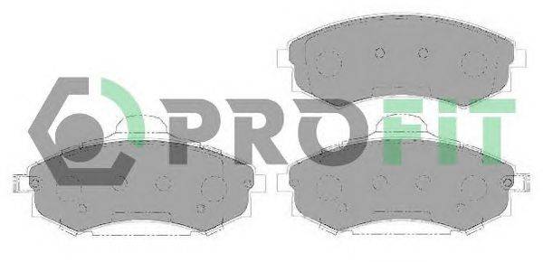 Комплект тормозных колодок, дисковый тормоз PROFIT 50001737