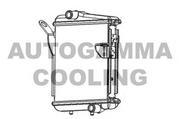 Радиатор, охлаждение двигателя AUTOGAMMA 105746