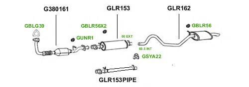 Система выпуска ОГ GT Exhaust 1035