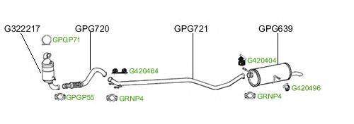 Система выпуска ОГ GT Exhaust 138