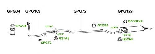 Система выпуска ОГ GT Exhaust 1562