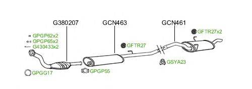 Система выпуска ОГ GT Exhaust 160