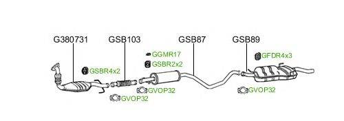 Система выпуска ОГ GT Exhaust 2035