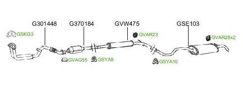 Система выпуска ОГ GT Exhaust 2086