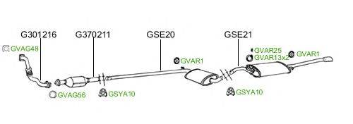 Система выпуска ОГ GT Exhaust 2175