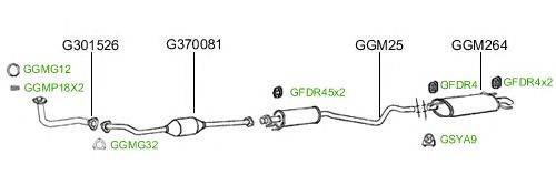 Система выпуска ОГ GT Exhaust 2395