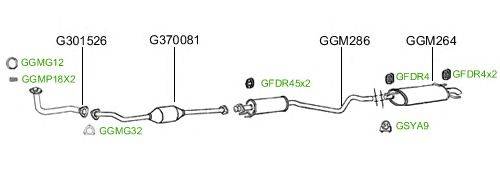 Система выпуска ОГ GT Exhaust 2396