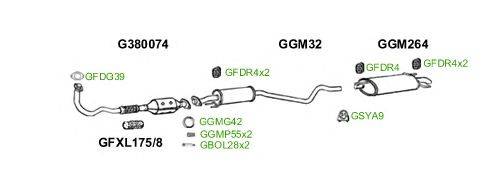 Система выпуска ОГ GT Exhaust 2416