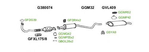 Система выпуска ОГ GT Exhaust 2419