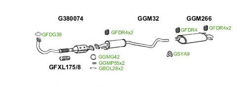 Система выпуска ОГ GT Exhaust 2420