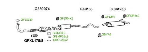 Система выпуска ОГ GT Exhaust 2424