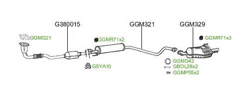 Система выпуска ОГ GT Exhaust 2427
