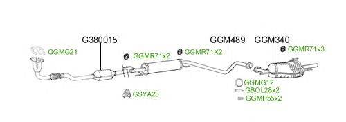 Система выпуска ОГ GT Exhaust 2453