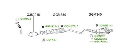 Система выпуска ОГ GT Exhaust 2470