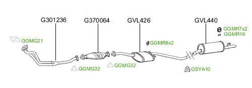 Система выпуска ОГ GT Exhaust 2510