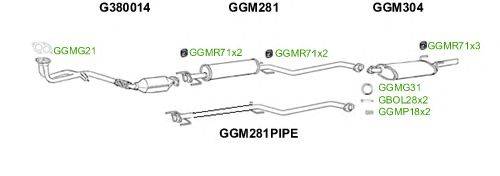 Система выпуска ОГ GT Exhaust 2643