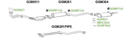 Система выпуска ОГ GT Exhaust 2653