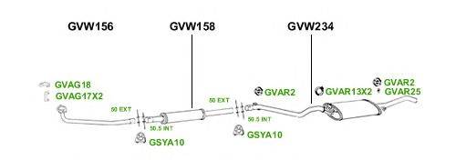 Система выпуска ОГ GT Exhaust 2800