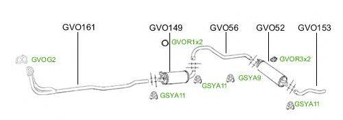 Система выпуска ОГ GT Exhaust 2931