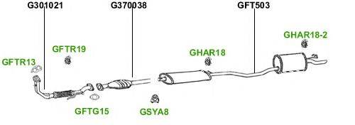 Система выпуска ОГ GT Exhaust 378