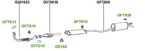 Система выпуска ОГ GT Exhaust 382