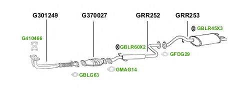 Система выпуска ОГ GT Exhaust 3983