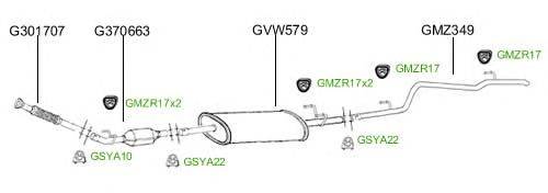 Система выпуска ОГ GT Exhaust 4757