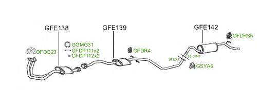 Система выпуска ОГ GT Exhaust 479