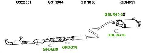 Система выпуска ОГ GT Exhaust 4937