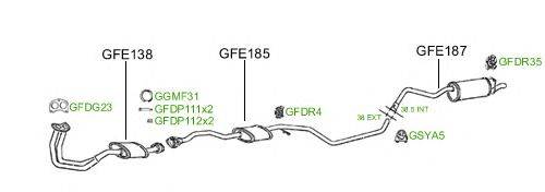 Система выпуска ОГ GT Exhaust 494