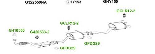 Система выпуска ОГ GT Exhaust 4996