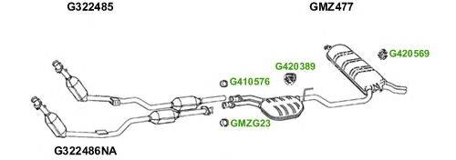 Система выпуска ОГ GT Exhaust 5249